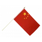 Kina vifteflag i stof (30x45 cm) - 