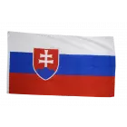 Slovakiet flag i stof (90x150 cm) - 
