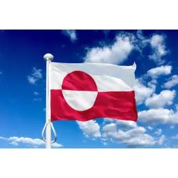 Grønland 75 cm, 2-3 mtr. flagstang - 