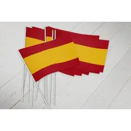 Spanien civil vifteflag i papir (20x27 cm) - Nationalflag