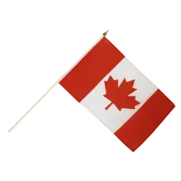 Canada vifteflag i stof (30x45 cm) - 