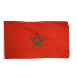 Marokko flag i stof (90x150 cm) - 