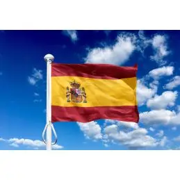 Spanien 150 cm, 5-6 mtr. flagstang - Nationalflag