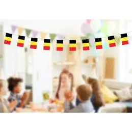 Belgien guirlande i papir (20x27 cm) - 