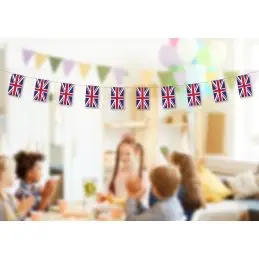 Storbritannien / England guirlande i papir (20x27 cm) - 