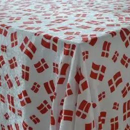 Dug med danske flag - Nervøs velour - 