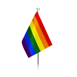 Pride bordflag - Regnbue / Pride flag