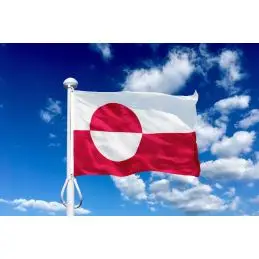 Grønland flag til flagstang - Nationalflag