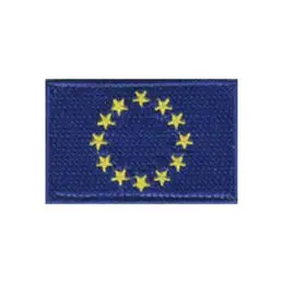 Broderet stryge flag EU - Broderede flag