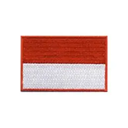 Broderet stryge flag Indonesien - Broderede flag