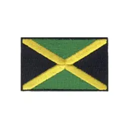 Broderet stryge flag Jamaica - Broderede flag