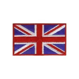 Broderet stryge flag Storbritannien - Broderede flag
