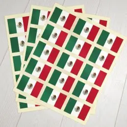 Klæbeflag Mexico - Klistermærker