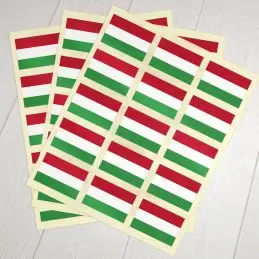 Klæbeflag Ungarn - Klistermærker