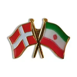 Venskabsflag DK / Iran - Pins / Emblemer