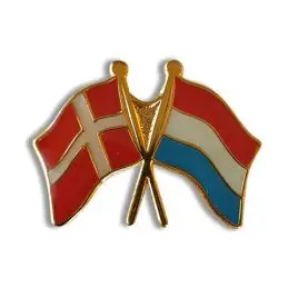 Venskabsflag DK / Luxembourg - Pins / Emblemer