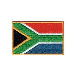 Broderet stryge flag Sydafrika - Broderede flag