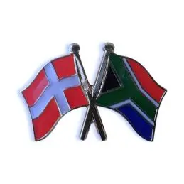 Venskabsflag DK / Sydafrika - Pins / Emblemer