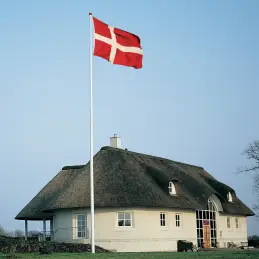 Dannebrog 300 cm ULD / 11 m. flagstang - Gaveideer til 11 meter flagstang